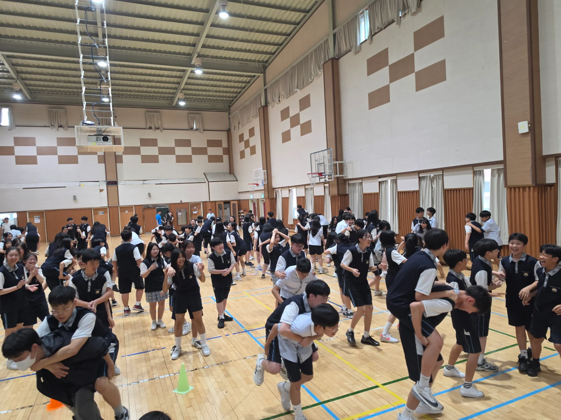 빛가람중학교 학년별 레크 현장 사진 2